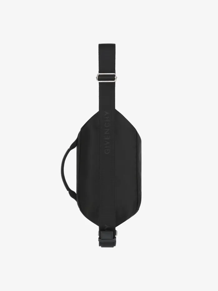 Men Crossbody Bags Givenchy GZip Bumbag In Nylon Black Men Crossbody Bags Givenchy GZip Bumbag In Nylon Black
