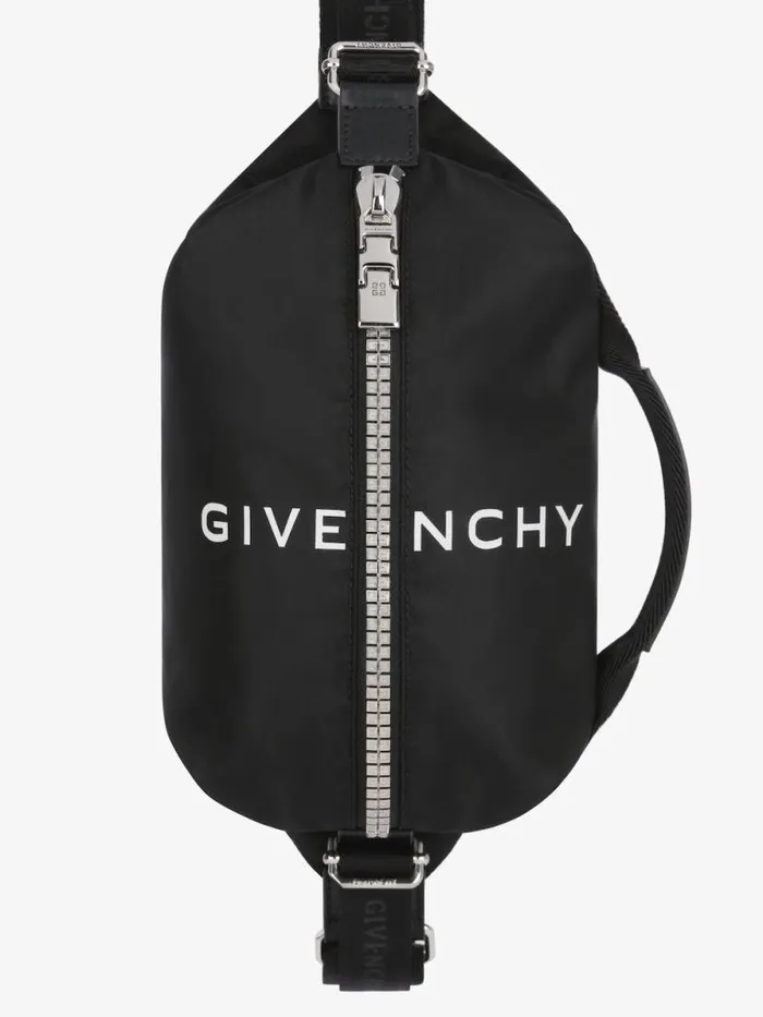 Men Crossbody Bags Givenchy GZip Bumbag In Nylon Black Men Crossbody Bags Givenchy GZip Bumbag In Nylon Black