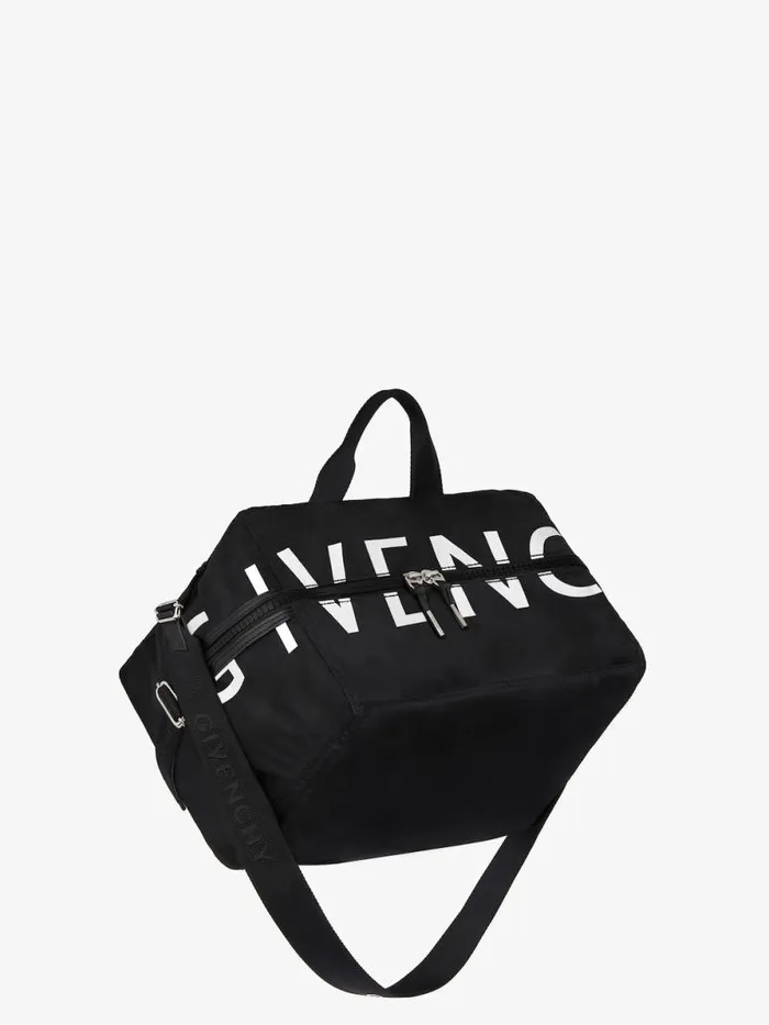 Men Crossbody Bags Givenchy Medium Pandora Bag In Nylon Blackwhite Men Crossbody Bags Givenchy Medium Pandora Bag In Nylon Blackwhite