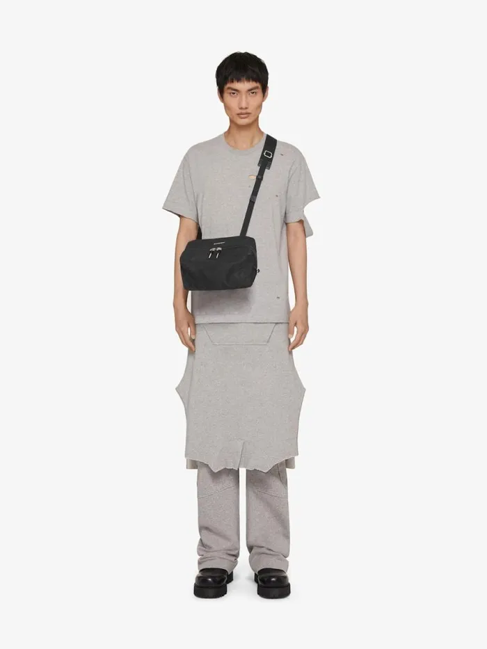 Men Crossbody Bags Givenchy Small Pandora Bag In Nylon Black