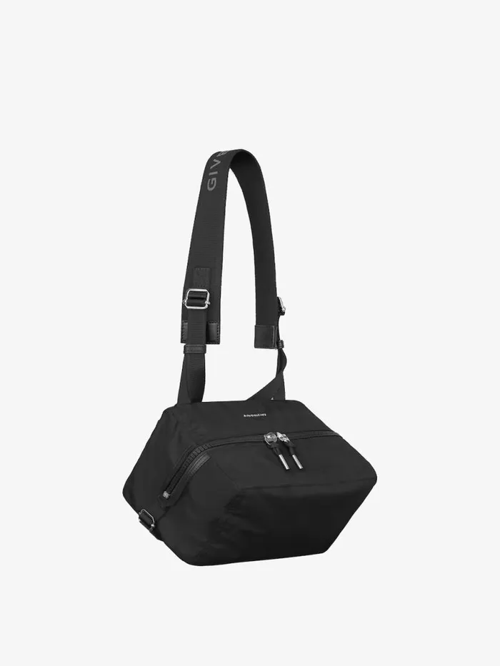 Men Crossbody Bags Givenchy Small Pandora Bag In Nylon Black