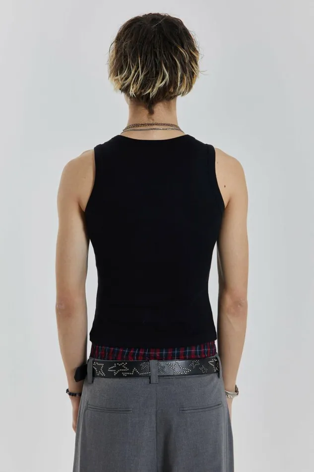 Men Crush Vest Black Jaded London Vests