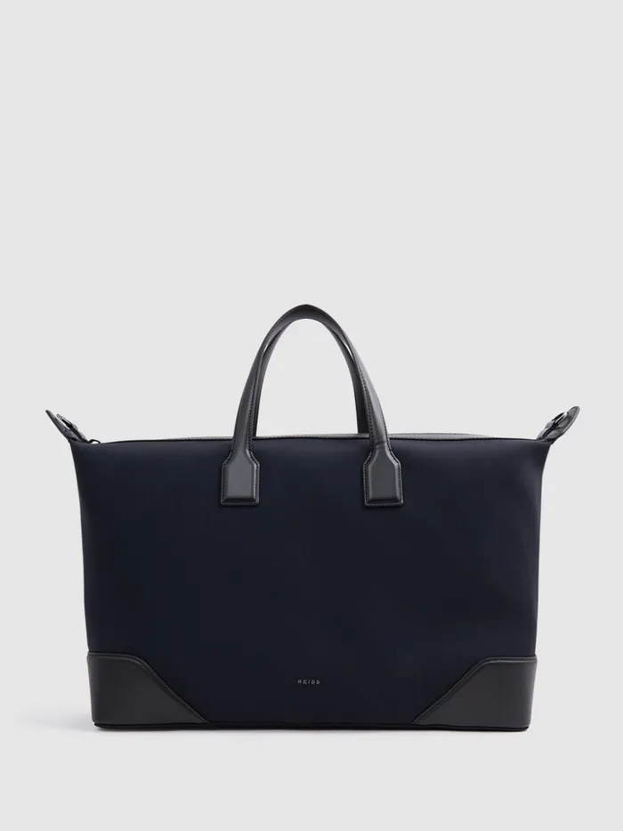 Men Elliot Neoprene Holdall Dark Navy Reiss Bags and Wallets