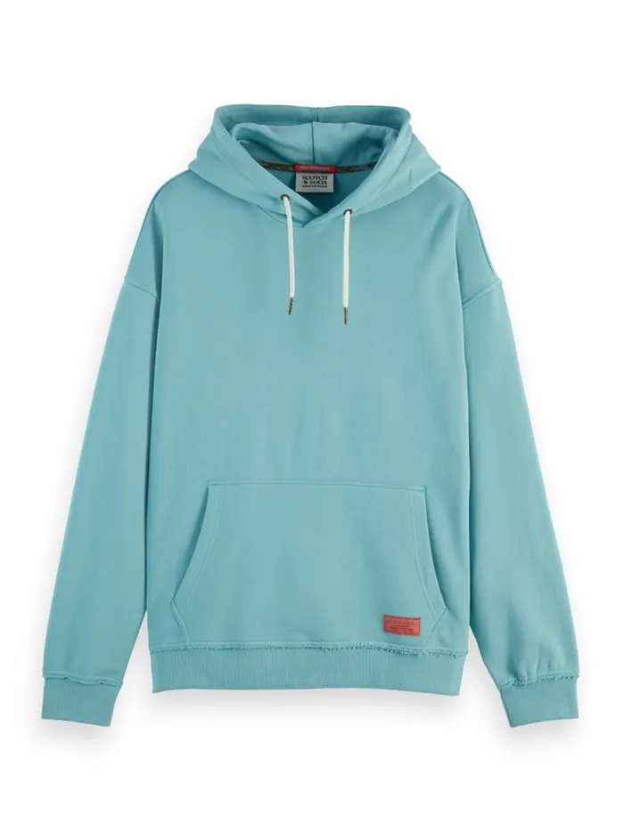 Men EMBROIDERY ARTWORK HOODIE Pacific Blue Scotch and Soda Sweatshirts and Hoodies