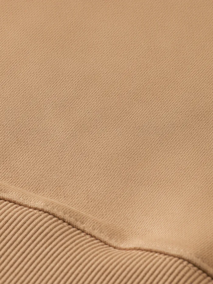 Men Essential Badge Crew Sweat Desert Sand Scotch and Soda Sweatshirts and Hoodies Men Essential Badge Crew Sweat Desert Sand Scotch and Soda Sweatshirts and Hoodies
