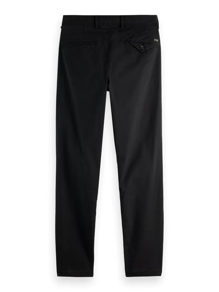 Men Essential Mott Super Slim Fit Chino Black Scotch and Soda Pants