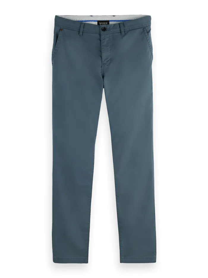 Men Essential Mott Super Slim Fit Chino Black Scotch and Soda Pants