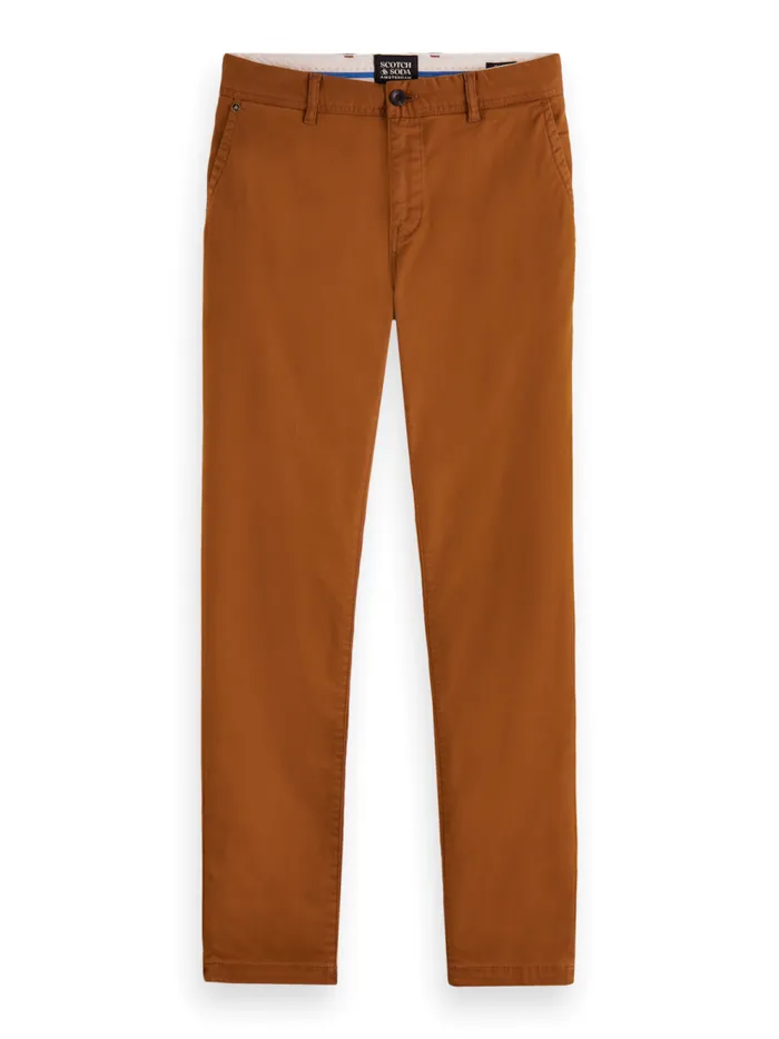 Men Essential Mott Super Slim Fit Chino Black Scotch and Soda Pants