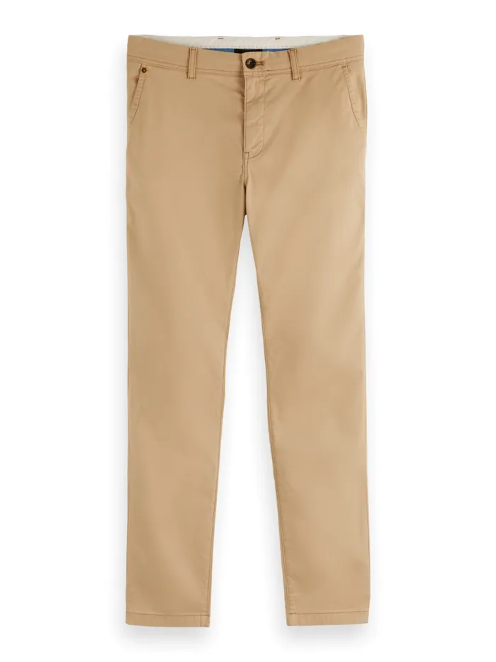 Men Essential Mott Super Slim Fit Chino Black Scotch and Soda Pants