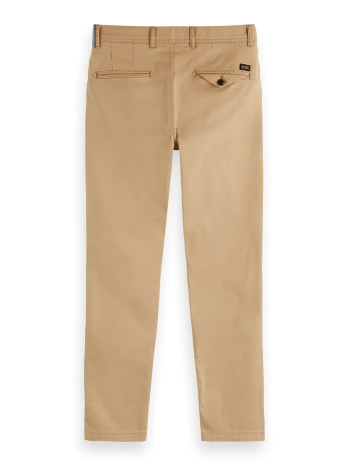 Men Essential Mott Super Slim Fit Chino Black Scotch and Soda Pants