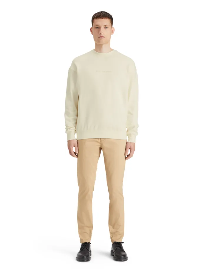 Men Essential Relaxed Fit Logo Sweatshirt Black Scotch and Soda Sweatshirts and Hoodies