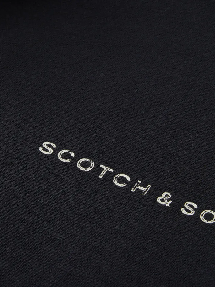 Men Essential Relaxed Fit Logo Sweatshirt Black Scotch and Soda Sweatshirts and Hoodies Men Essential Relaxed Fit Logo Sweatshirt Black Scotch and Soda Sweatshirts and Hoodies
