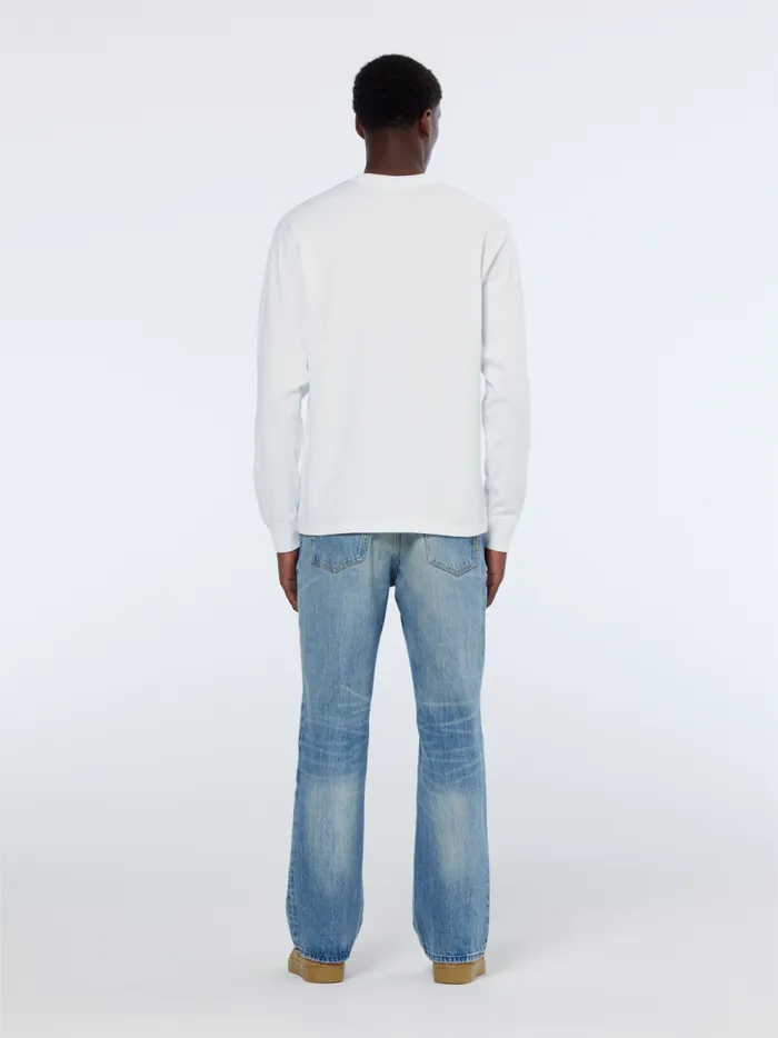 Men Front Artwork Relaxed Fit Long Sleeve Tshirt White Scotch and Soda Sweatshirts and Hoodies Men Front Artwork Relaxed Fit Long Sleeve Tshirt White Scotch and Soda Sweatshirts and Hoodies