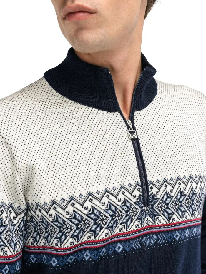 Men Halfzip Dale Of Norway Hovden Sweater 8211 Merino Wool