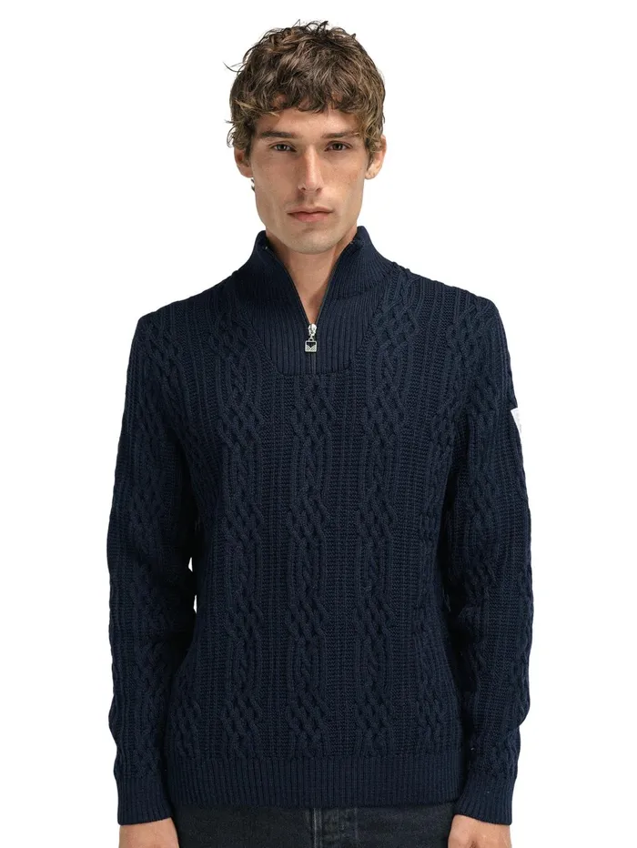 Men Halfzip Dale Of Norway Hoven Knit Sweater