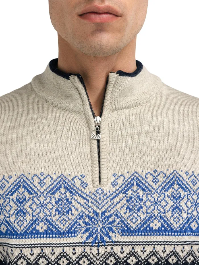 Men Halfzip Dale Of Norway Moritz Sweater 8211 Merino Wool