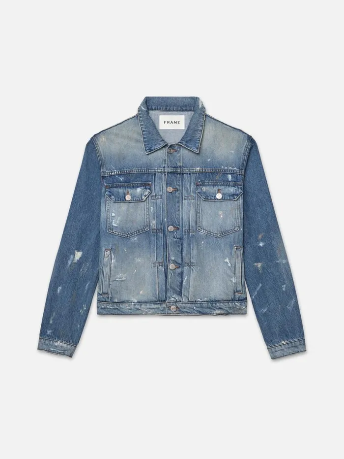 Men Jackets and Shirts FRAME Pleated Jacket 8212 Raywood Rips