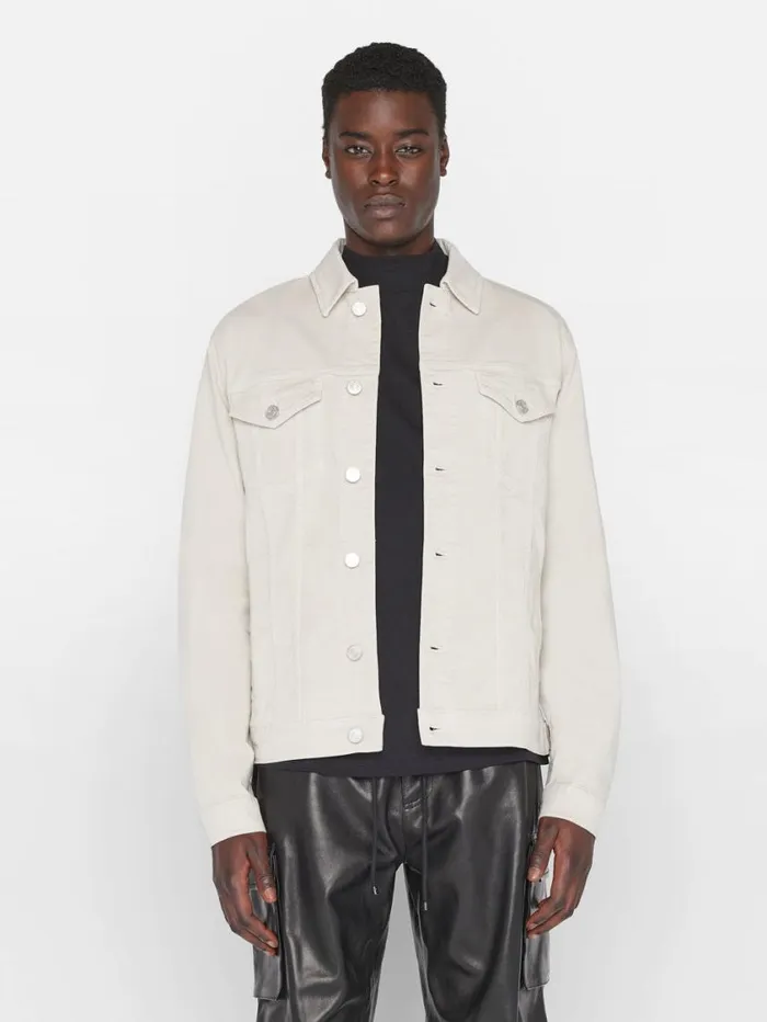 Men Jackets and Shirts FRAME Twill Heritage Jacket 8212 Milk Beige Men Jackets and Shirts FRAME Twill Heritage Jacket 8212 Milk Beige