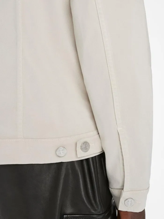 Men Jackets and Shirts FRAME Twill Heritage Jacket 8212 Milk Beige Men Jackets and Shirts FRAME Twill Heritage Jacket 8212 Milk Beige