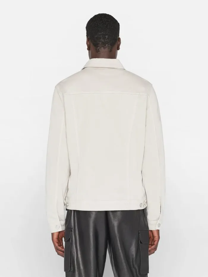 Men Jackets and Shirts FRAME Twill Heritage Jacket 8212 Milk Beige Men Jackets and Shirts FRAME Twill Heritage Jacket 8212 Milk Beige