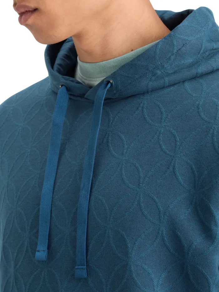 Men JACQUARD TERRY HOODIE Heritage Blue Scotch and Soda Sweatshirts and Hoodies