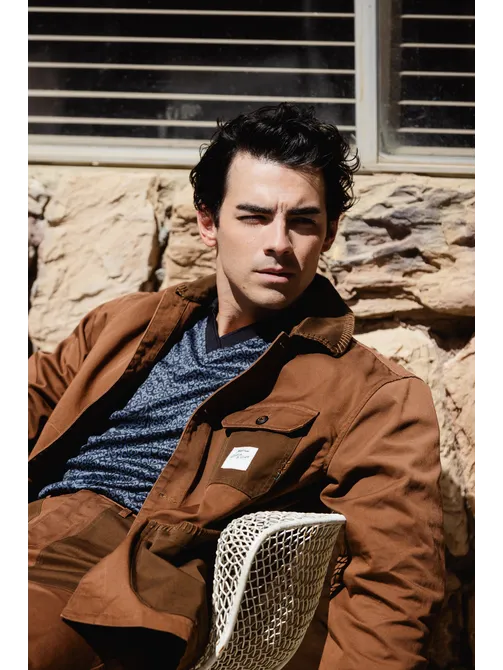 Men JOE JONAS X SCOTCH SODA STRAIGHT FIT TWILL CHINO Bison Scotch and Soda Pants