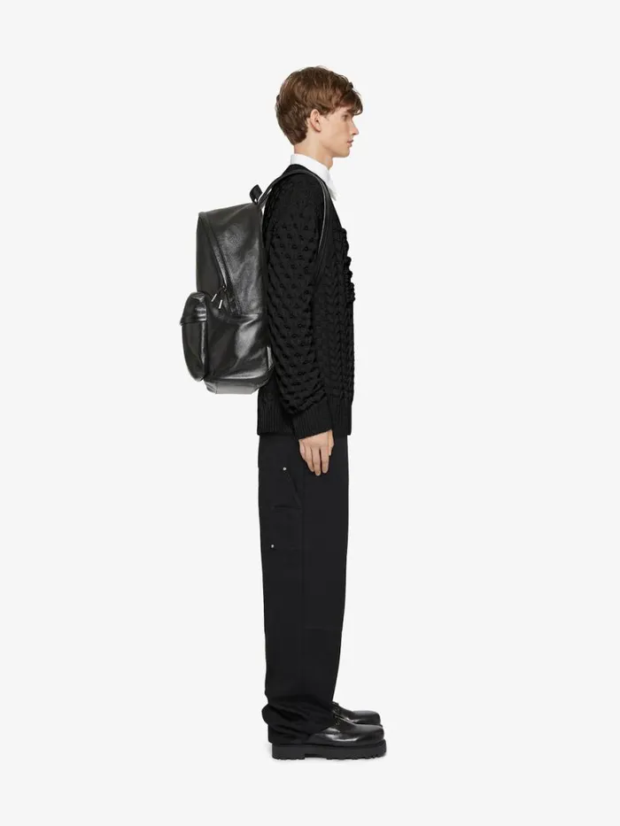 Men Knitwear Givenchy 4G Cableknit Sweater Black