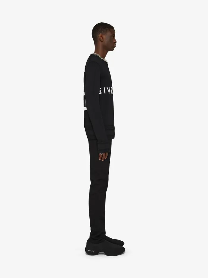 Men Knitwear Givenchy GIVENCHY 4G Sweater In Knit Black