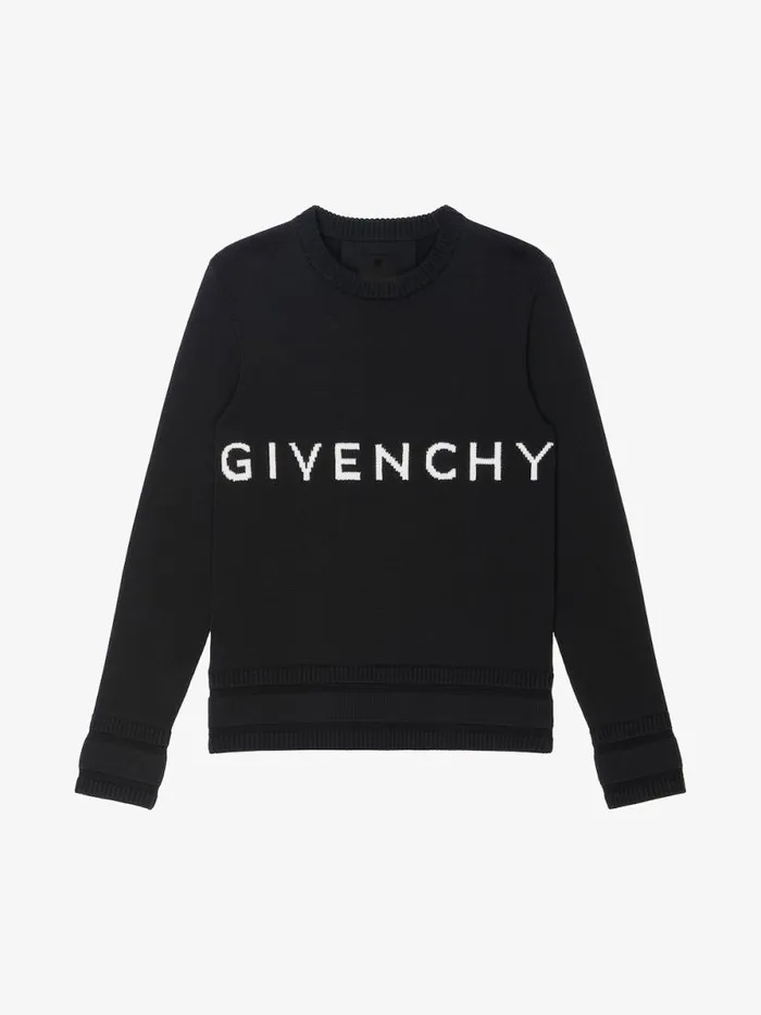 Men Knitwear Givenchy GIVENCHY 4G Sweater In Knit Black