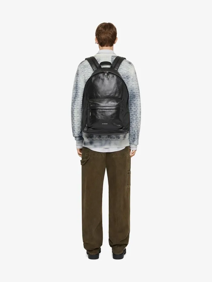 Men Knitwear Givenchy Sweater In 4G Wool With Overdyed Effect Blackwhite