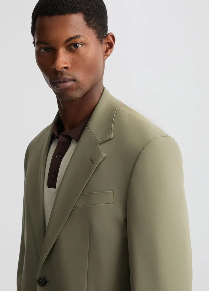 Men Liujo Jackets and Waistcoats Blazer Olive Green