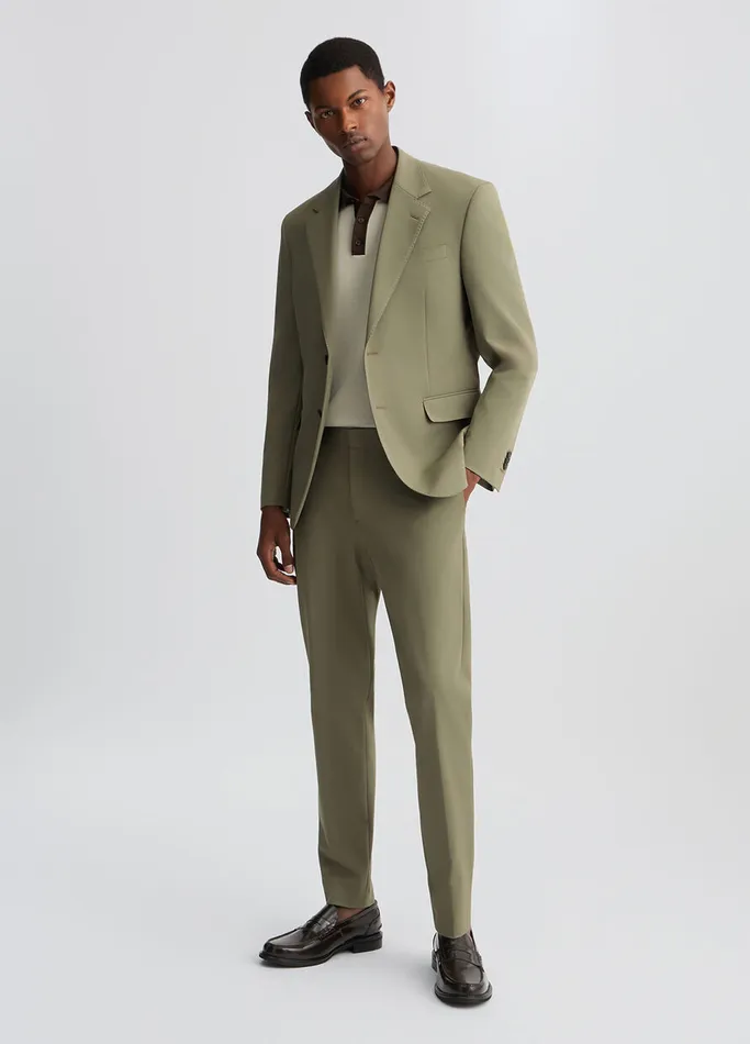 Men Liujo Jackets and Waistcoats Blazer Olive Green