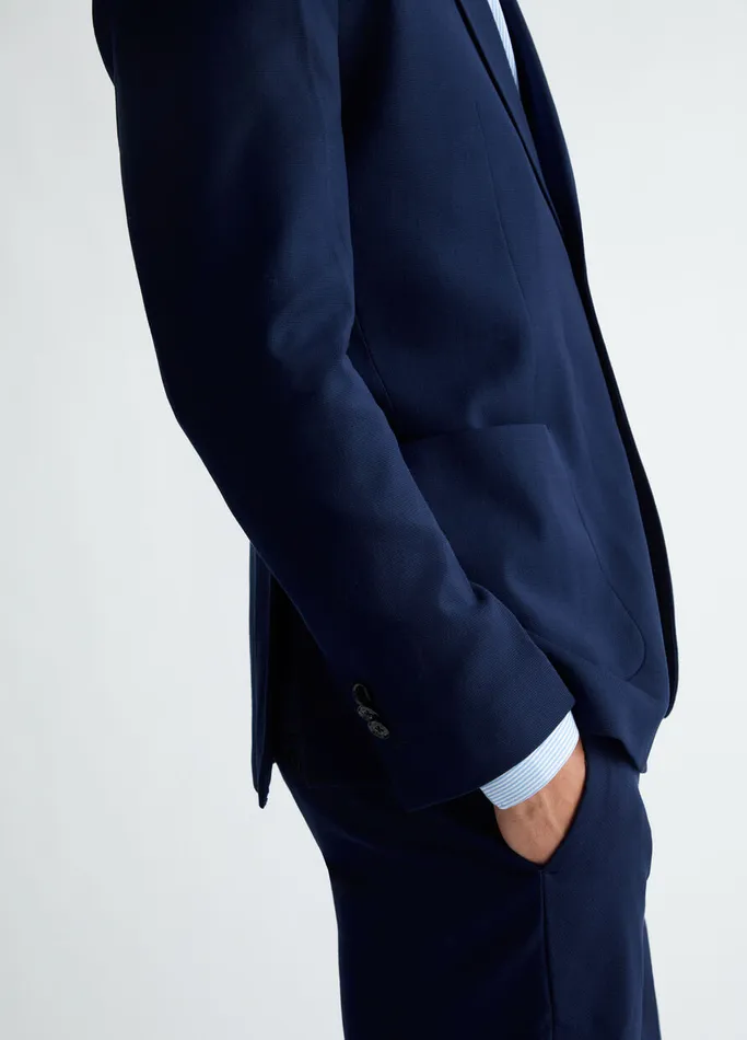 Men Liujo Jackets and Waistcoats Stylish Jacket Dark Blue