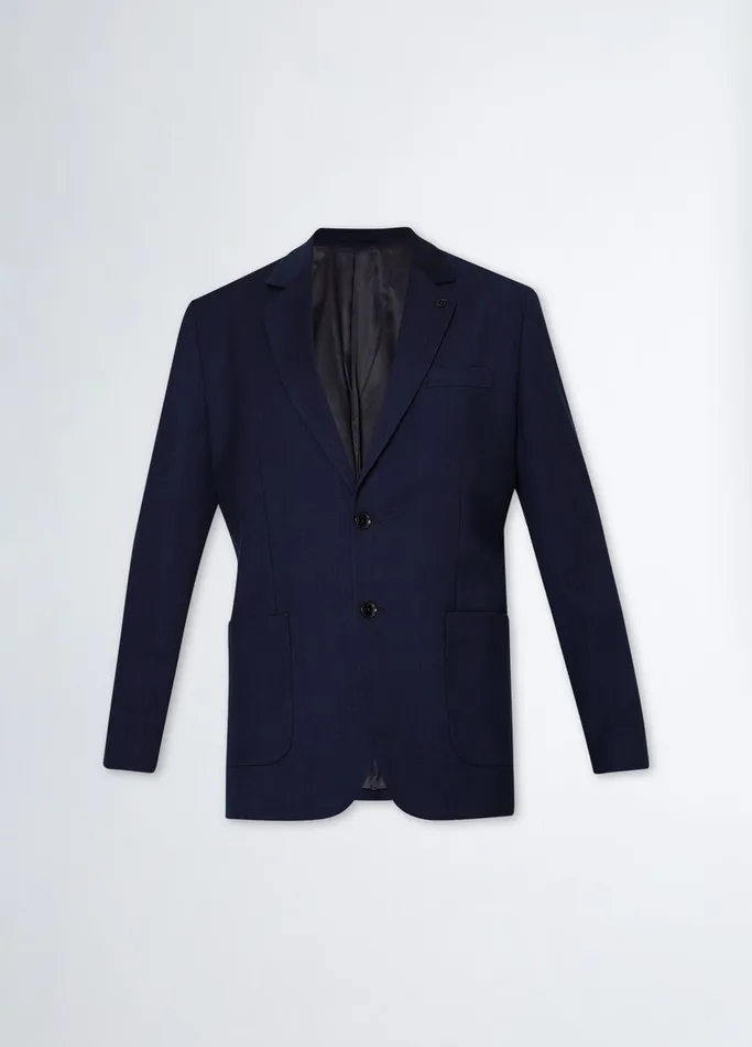 Men Liujo Jackets and Waistcoats Stylish Jacket Dark Blue