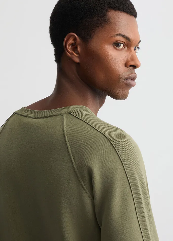 Men Liujo Knitwear Green RoundNeck Jumper
