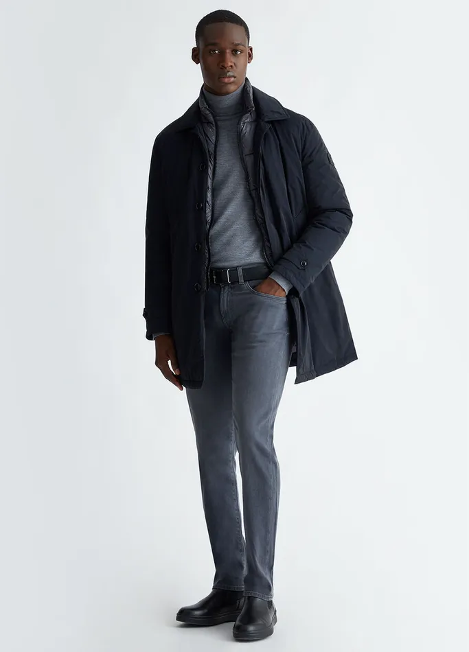 Men Liujo Knitwear Grey Wool Turtleneck
