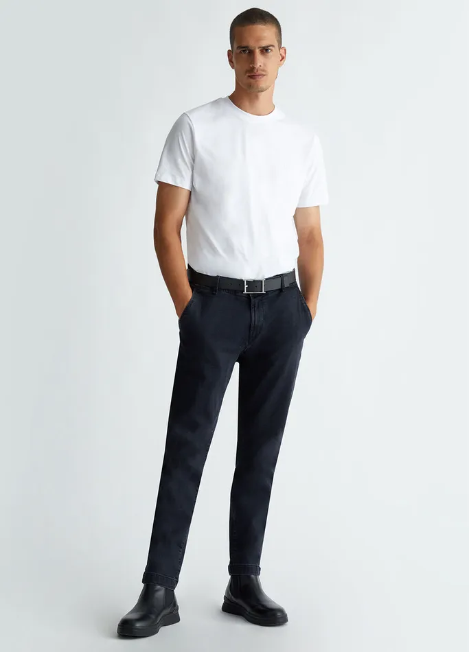 Men Liujo Polo Shirts and TShirts Regular Fit TShirt White
