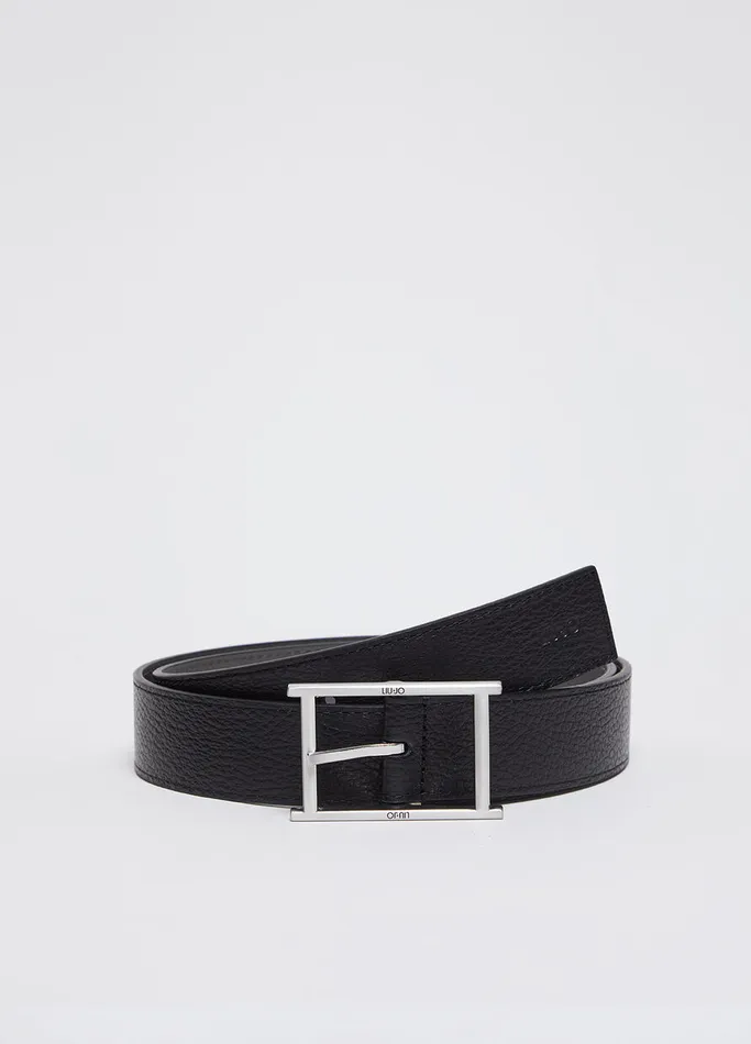 Men Liujo Reversible Belt Black