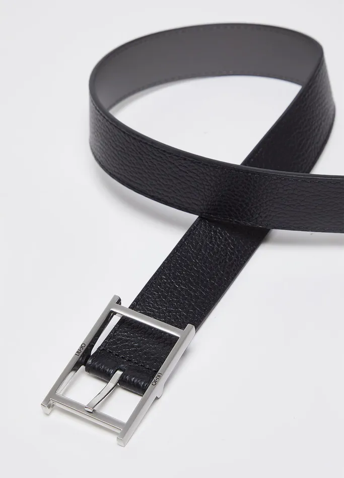 Men Liujo Reversible Belt Black
