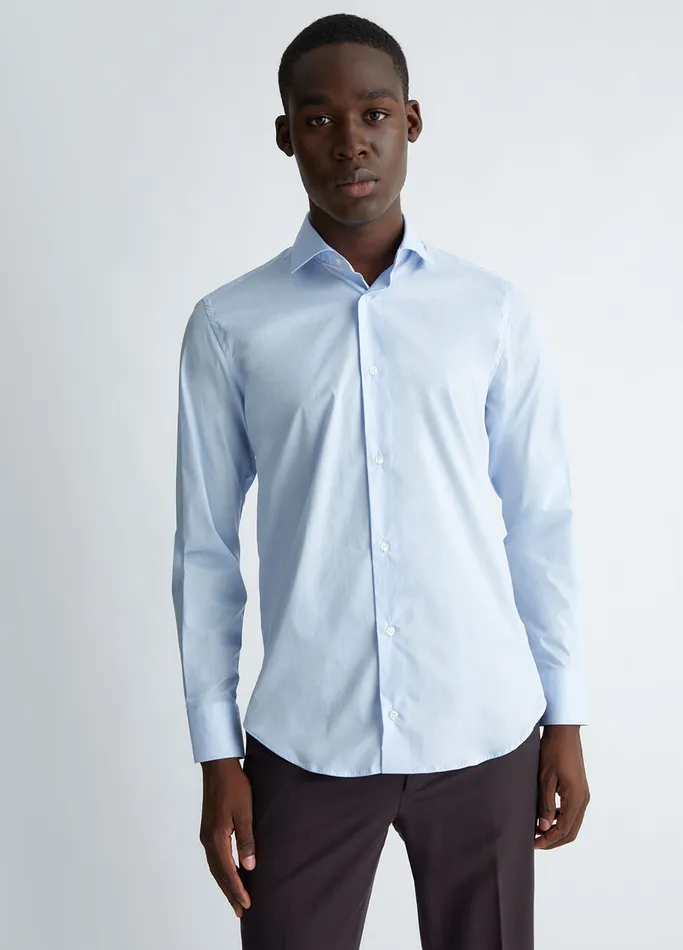Men Liujo Shirts RegularFit Shirt Bright Blue