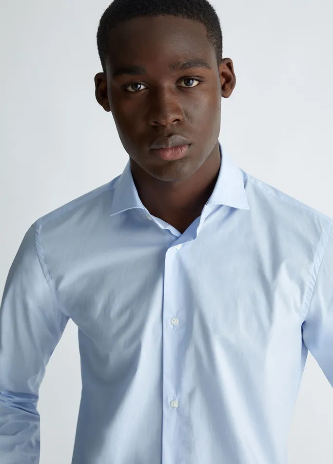 Men Liujo Shirts RegularFit Shirt Bright Blue