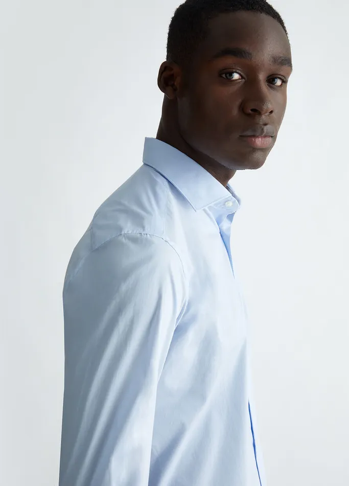 Men Liujo Shirts RegularFit Shirt Bright Blue