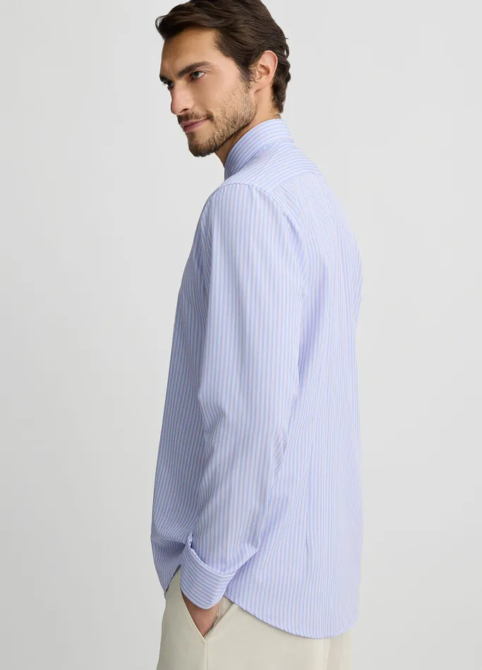 Men Liujo Shirts Striped Shirt Light Blue