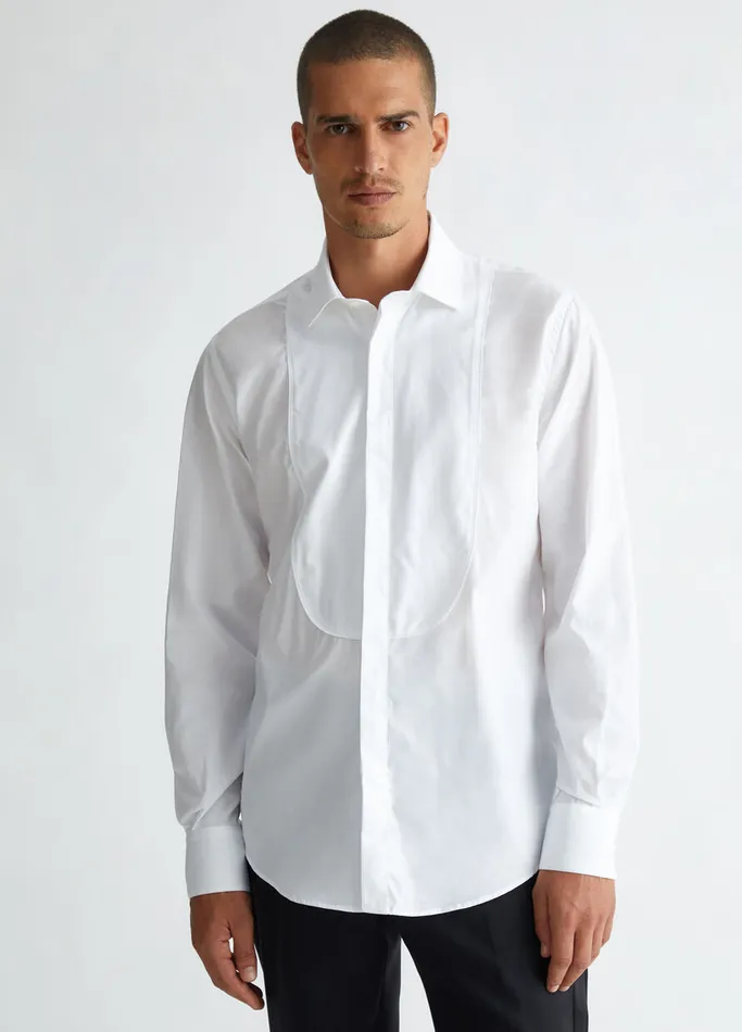 Men Liujo Shirts Stylish Shirt White