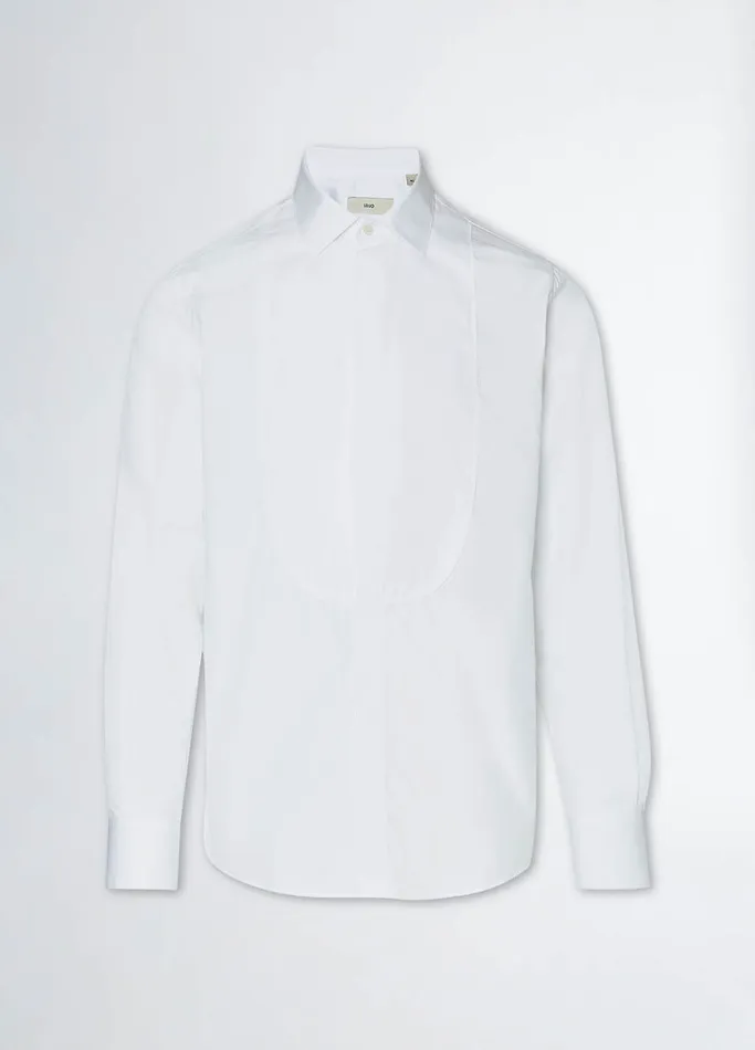 Men Liujo Shirts Stylish Shirt White