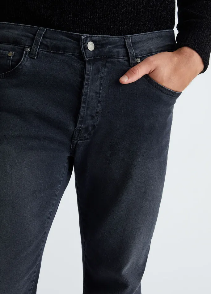 Men Liujo Skinny Jeans Black Denim