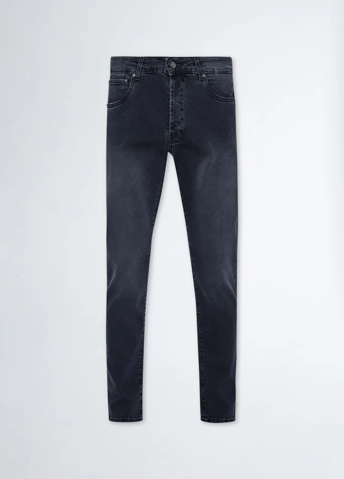 Men Liujo Skinny Jeans Black Denim