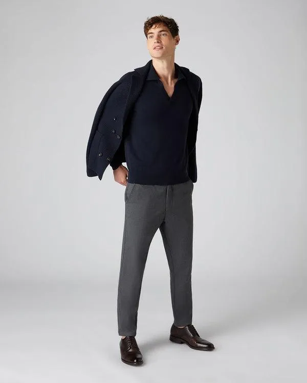 Men Men039s Cashmere Polo SweaterIn Navy Blue Navy Blue NPeal Polos and Tshirts