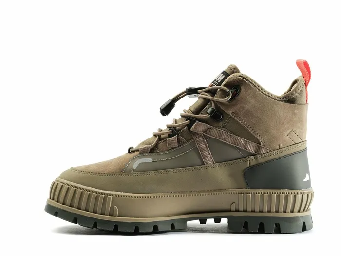 Men Palladium Boots Pallashock Travel Wp Dusky Green