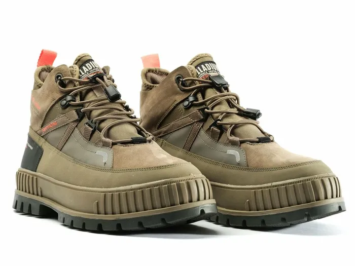 Men Palladium Boots Pallashock Travel Wp Dusky Green